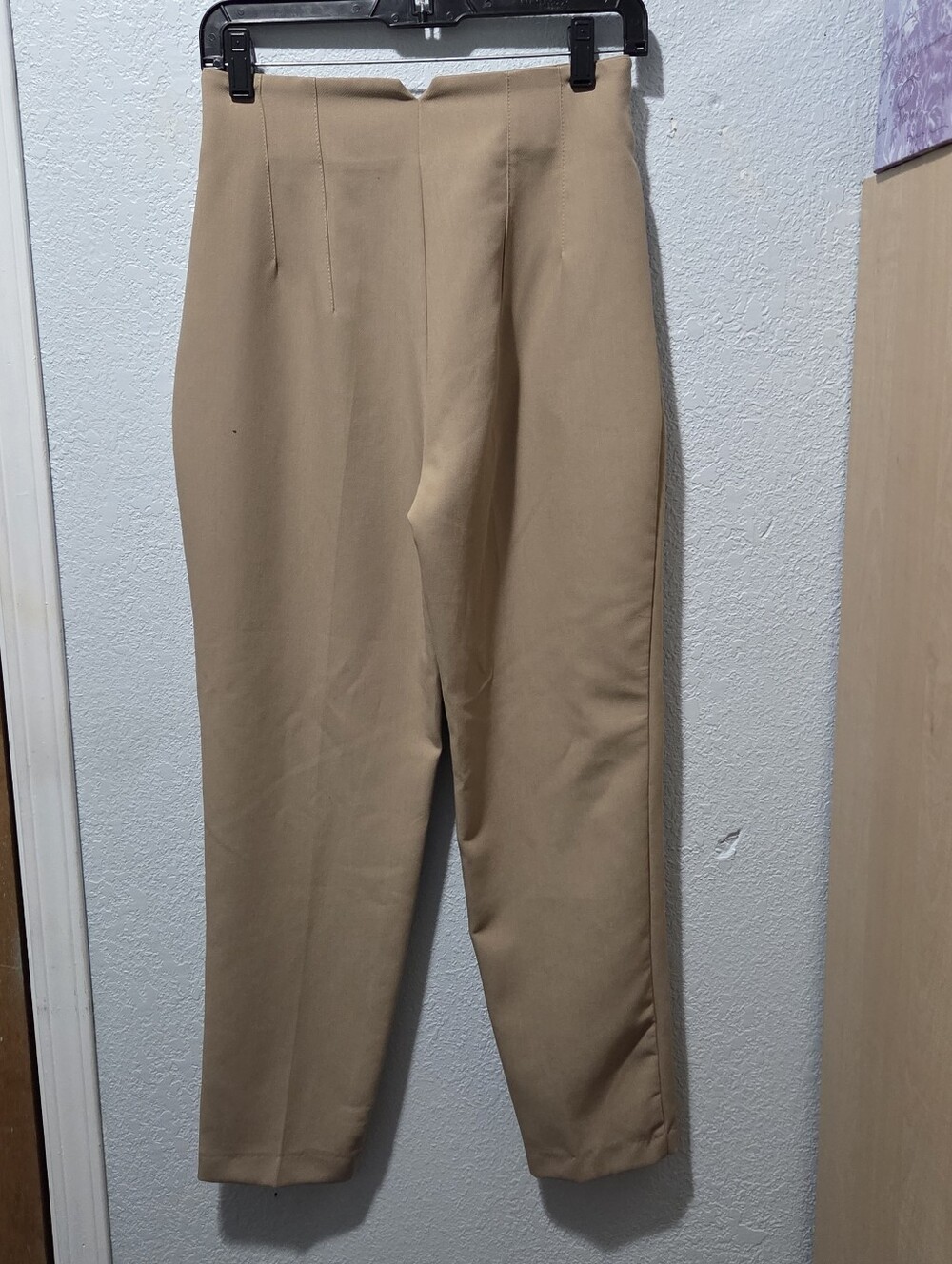 Zara High-Waist Tailored Trousers — Beige - Picture 5 of 5